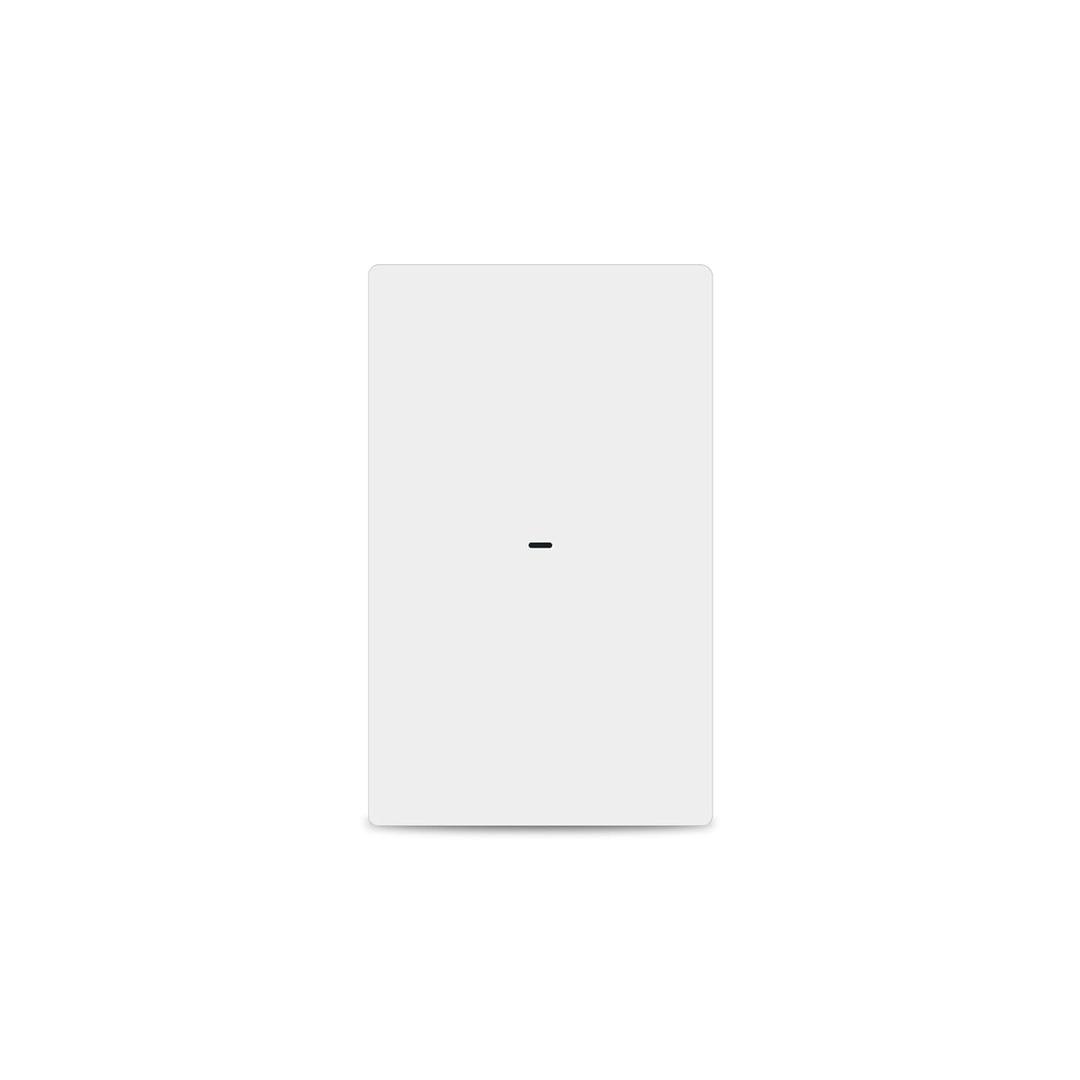 LOUYSGEN Smart Light Switch Need Neutral Wire,FCC Certified,2.4GHz WiFi Push Button Switch Compatible with Alexa,APP Control Compatible with Tuya/Smart Life,White 1 Gang