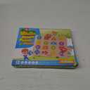 Coogam Montessori Toy Wooden Shape Peg Puzzle, Fine Motor Color Matching Sorting Board, Early Learning Educational Activity Toy Gift for Preschool Toddler Baby 3 4 5 Year Old