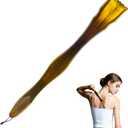 1-Piece Imitation Cow Horn Back Scratcher as Delicate and Smooth as a Gemstone, 12.4-Inch Long Handle Back Scratcher, Suitable for Adult Women and Man, As A Gift for Loved Ones(F-Brown-1)