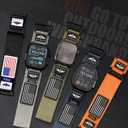 Rugged Nylon for Apple Watch Ultra 2/ Ultra 3 Band Series 11/10/9/8/7/6/5/4/3/SE iWatch Bands Men,Soft Woven Stars-Stripes Flag Wristbands Strap for Apple Watch Ultra 3/2/1 49mm 46mm 45mm 44mm 42mm