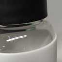 White Glass Water Bottle