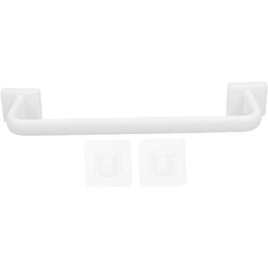 2pcs No Drill Towel Bar Rack Self Adhesive Space-Saving Brushed Nickel for Bathroom Kitchen