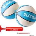 Sloosh 2 Packs 7" Pool Basketballs, Great for Floating Water Basketball Hoops, Swimming Water Toy for Kids and Adults, Pool Games Pool Party (Aquablue)