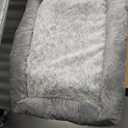 WNPETHOME XL Extra Large Dog Bed, Washable Dog Couch with Removable Waterproof Cover, Orthopedic Large Pet Sofa Bed with Bolster Sides for Sleeping (Grey)