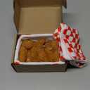 Chicken Nugget Plush Set, 6pcs Delicious Dino Nugget Plush with Adorable Dinosaur Organizer, Soft Stuffed Dinosaur Plushie for Girls and Boys, Birthday Gift, Room Decor