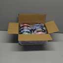 DO3D Silk PLA 2 Color in 1 Coextrusion 3D Printer Filament Bundle: White/ Red, White/ Blue, Blue/ Purple, Lime Green/ Blue, Red/ Gold, Red/ Black, Gold/ Black, Purple/ Black, 2Kg Dual Color Silk PLA, 250g x 8