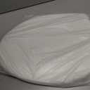 Bemis 7300SLEC Slow Close Toilet Seat, Easy Clean Hinges and Durable Plastic Seat, Made in USA, Elongated, White