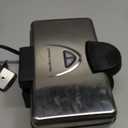 Hamilton Beach Belgian Mini Waffle Maker with Shade Control, Makes 2 at Once, Create Personalized Keto Chaffles and Hash Browns, PFAS-Free Non-Stick Plates, Compact Design, Stainless Steel 