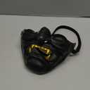 Vercico Oni Samurai Mask Half Face Japanese Warrior Mask Ghost Warrior Character Masks Novelty Halloween Party Cosplay Costume Cool Halloween Cosplay Prop for Boys Girls Adults Kids Party Accessory