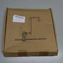 Y&M 2 PCS Window Boxes Planters Adjustable Planter Box Brackets , Heavy Duty Wall Mounted Hooks Hangers for Flower Baskets Holder Durable, Hanging Brackets for Fence Patio Garden Balcony