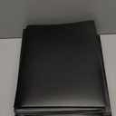 Plastic 2 Pocket Folders with Prongs, 30 Pack, Heavyweight, Letter Size Poly Folders with 3 Metal Prongs Fastener Clips (Black)