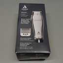 Andis 12660 Professional Master Corded/Cordless Hair Clipper, Adjustable Carbon Steel Blade Hair Clipper for Close Cutting, Silver