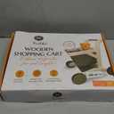 Kids Shopping Cart & Wooden Baby Walker  Baby Doll Stroller for Toddlers 1-3, Push Toy Walker, Montessori Toddler Walking Toy & Baby Shopping Cart  Durable Toddler Walker Push Toy