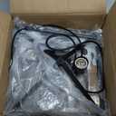 Unicozin Black Lantern Pendant Light, 3 Lights Farmhouse Chandelier Fixture with Metal Cage, Adjustable Height Industrial Hanging Lights E26 Base for Kitchen Island, Bedroom, Entryway, Foyer