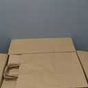 QUTUUS Kraft Shopping Bags 100 Pcs 10x5x13 Brown Paper Bags with Handles Bulk, Brown Gift Bags, Recycled Paper Bags, Paper Retail Bags, Paper Gift Bags