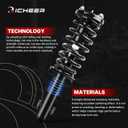 Richeer 172562 Front Strut Shock Assembly Compatible With 2008-2012 Accord