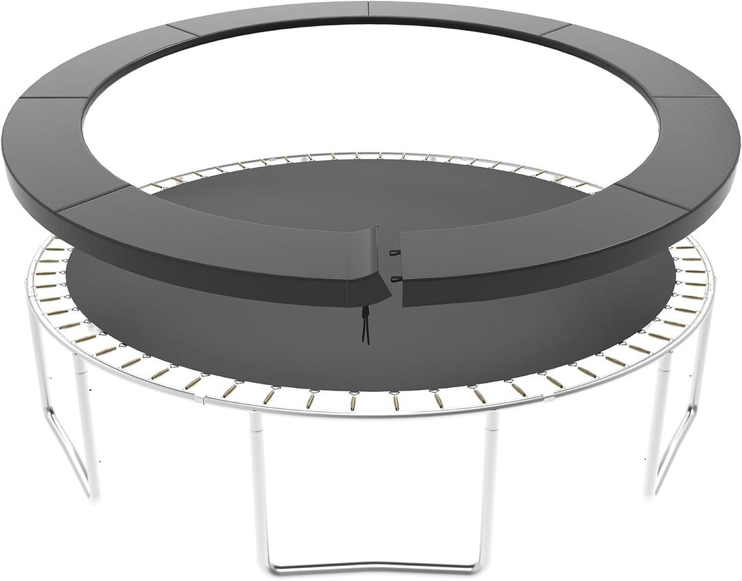 Trampoline Pad Replacement, 14FT Trampoline Spring Cover, No-Hole for Pole Waterproof Trampoline Safety Pad, Trampoline Replacement Parts & Accessories