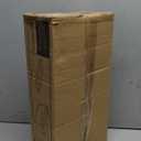 WOPITUES Floating Shelves for Wall with Cube Shelf, Wall Shelves with Metal Rail for Decor, Bathroom Organizers and Storage, Over Toilet Shelves for Bathroom, Toilet Paper-White (15.7 Inch)