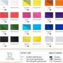 MEEDEN Artist 12 Colors Acrylic Paint Markers - 3X Visible Large Capacity Acrylic Paint Pens with Upgraded Nylon Tips, Quick Dry Marker Pens for Rock Painting, Wood, Canvas, Stones, Glass, Fabric