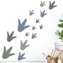 192pcs Dinosaur Footprints Decor, Peel and Stick Vinyl Stickers, Removable Decals for Wall, Kids Classroom, School, Baby Nursery, Bedroom, Toddler Pack of 2