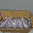 Dandat 50 Pcs Clear Hard Plastic Coffee Cup Tea Party Cup with Handle 8 oz Disposable Coffee Mug Bulk Reusable Espresso Mug for Tea Party School DIY Craft Birthday Dessert