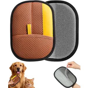 Pet Hair Removal Glove, Upgraded Thickened Pet Hair Remover Glove for Cats & Dogs, Reusable Powerful Cat Grooming Gloves, Pet Hair Remover Tool for Clothing, Couch, Furniture, Car Seats