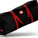 ZOBER 600D Oxford Fabric Rolling Christmas Tree Storage Bag - Fits 7.5 Ft Artificial Trees - Waterproof Christmas Tree Bag For Storage Box For Xmas, Durable Handles and Wheels - Card Slot - Black