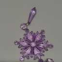 Giegxin 32 Pcs Crystal Christmas Ornaments Crystal Hanging Snowflakes Acrylic Xmas Tree Icicle Drop Decorations with Hooks for Christmas Snow Party Winter(Purple)