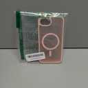 FNTCASE for iPhone 17e & iPhone 16e Case Matte: Magnetic Phone Cases with Screen Protector Drop Proof Compatible with Magsafe Slim Anti Yellowing Protective Translucent Cell Phone Cover (C-Pink)