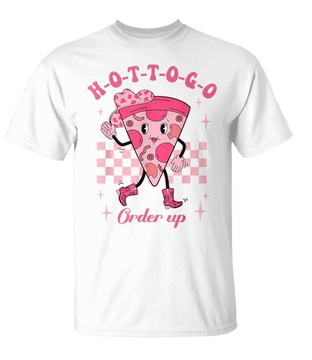 The Midwest Call Me Hot Retro Pizza Hot-To-Go T-Shirt, 2XL