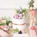 108 Pcs Balls Cake Topper DIY Cupcake Insert Foam Balloons for Cake Baking Wedding Anniversary Birthday Decoration(Vivid Colors,Multi Sizes)
