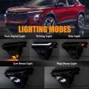 LH LED DRL Projector Headlights Assembly Compatible with 2024-2025 Chevy Trax LT/2RS/Activ Headlamp Left Driver Side 42876952