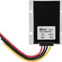 DROK Boost Buck Converter 9V-36V to 12V 20A 240W Aluminium Shell Waterproof Auto Step Up Down Voltage Regulator 12V Volt Transformer for Car Audio Solar Power System LCD Television LED Display Screen