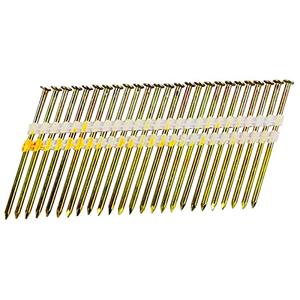 BHTOP 3 1/4 Inch Framing Nails, 21 Degree EG Smooth Shank Plastic Collated Nails for Framing Nailer, 3 1/4 x .131,(100 per Box)