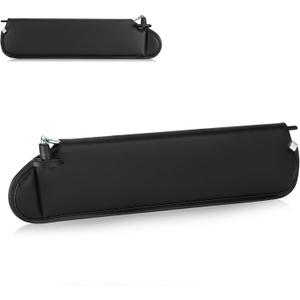 Left Driver Side Sun Visor Without Light Fit for Jeep Wrangler TJ 1997 1998 1999 2000 2001 2002, Black