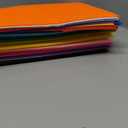 Thin Felt Fabric Sheets, Assorted Colors Stiff Felt Sheets for Crafts DIY Patchwork Sewing Projects Decoration (Stiff 50 Colors, 812 inches)