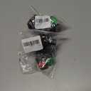 2 x JD 2pcs 30A 125V/250V AC Large Current Rocker Switch ON/Off Switch 4Pins Toggle Switch with UL Certificate (Red green switch)