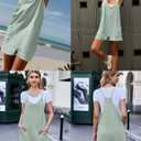 Ekouaer Womens Summer Casual Sleeveless Rompers Loose Spaghetti Strap Shorts Overalls Outfits 2025 Jumpsuits With Pockets (S)