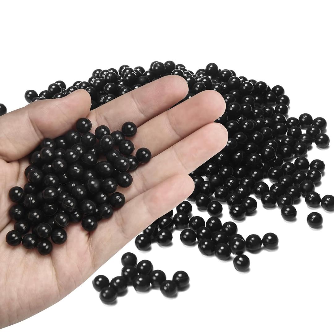 Spaceballs 500Pcs Space Balls for Wood Doors Panels Cabinet Door Space Ball 1/4" Synthetic Rubber Balls (500 Pack)