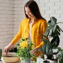 Round Acrylic Trellis for Climbing Plants, Small Plant Trellis House Plant Accessoriess for Indoor Outdoor Pothos Vine Ivy Monstera Hoya Flowers, 5 Pieces