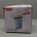 DASH Hot Air Popcorn Popper Maker with Measuring Cup to Portion Popping Corn Kernels + Melt Butter, 16 Cups - Aqua