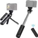 SmallRig SR-RG1 Extendable Remote Wireless Camera Shooting Grip, Vlog Tripod Selfie Stick for Sony A6700, ZV-E10, ZV-E1, ZV-1 II, RX100 VII, A6600, A6400, for Canon M50, G7X, Photo/Video/Zoom - 3326
