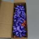 GYDbow 60 Pack 2 Inch Mini Bows for Gifts - Assorted Colors (shining white, purple, pink, orange, green and blue) Christmas Bows, Wrapping Bows, Small Bows for Presents, Crafts & Holiday Decor