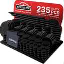 Felt Furniture Pads 235 PCS X-Protector! Huge Quantity of Black Furniture Pads for Hardwood Floors with Many Big Sizes Your Ideal Wood Floor Protectors for Furniture.
