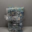 SHACOS 5x7 ft Area Rug for Living Room Machine Washable Non Slip Boho Vintage Low Pile Thin Carpet Soft Throw Rug for Bedroom Kitchen Dining Room Indoor, Teal Blue 5'x7' (5' x 7' (Rectangular))