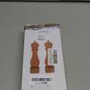 2Pcs Acacia Wood Salt and Pepper Grinding Machine, Durable Ceramic Grinding, Manual Steel Ring Grinding Machine with Adjustable Thickness