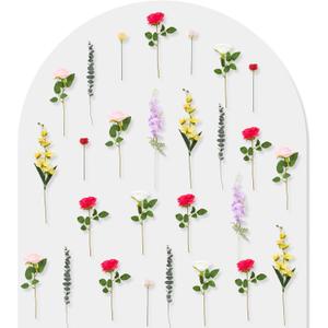 Giegxin 27 Pcs Artificial Wildflowers Large Size Wildflower Birthday Party Decorations for Background Backdrop Fake Flowers with Tape for Baby Shower Wedding Garden Tea Party Supplies Giegxin 27 Pcs Artificial Wildflowers Large Size Wildflower Birthday Party Decorations for Background Backdrop Fake Flowers with Tape for Baby Shower Wedding Garden Tea Party Supplies