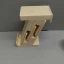 2 Pieces 3-Tier Pine Wood Literature Holder pamphlet display stand Trifold Brochure Organizer Flyer Holder Postcard Display and Countertop Wooden Display Stand Book Display for Magazine Pamphlet