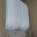 AAAAAcessories D-Shaped Chair Cushions, 2" Thick Dining Chair Pads with Ties and Removable, Machine-Washable Cover, 17" x 16", Set of 4, Oatmeal Beige