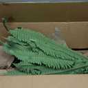 Trivon 28" Tall Outdoor Artificial Plants, Pack of 1 UV Resistant Artificial Boston Fern with 55 Branches, Faux Outdoor Flowers for Office & Living Room Decor, Fake Fall Mums Bush